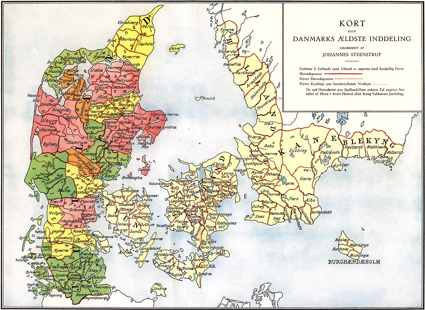 Herreder. Johannes Steenstrup. Public domain, Wikimedia Commons.