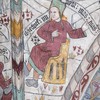 Østkappe nord: Ezekiel. Ezechiel vii Iudiabit (fejl for iudicabit) te iuxta vias tuas. (Jeg dømmer dig for din færd. Ez. 7,3.)