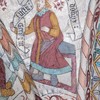 Sydkappe øst: Salomon. Ecclesiastes iii iustum et impium iudicabit dominus. (Både den retfærdige og den uretfærdige dømmes af Gud. Præd. 3,17.)