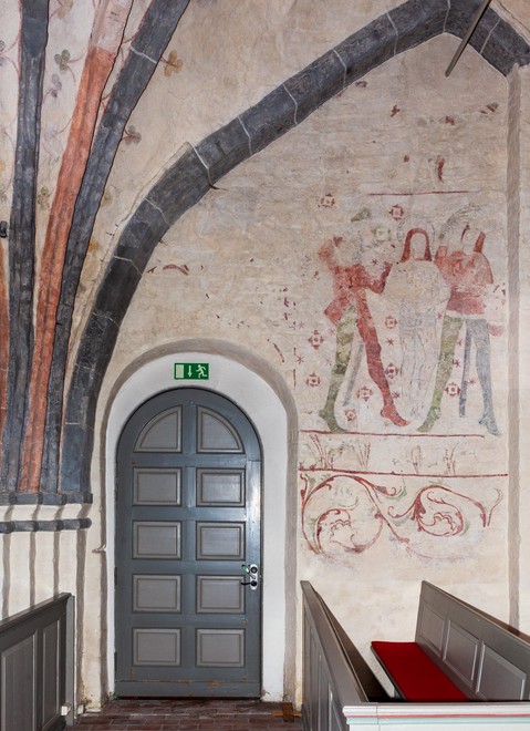 Skibet 2. fag, sydvæg