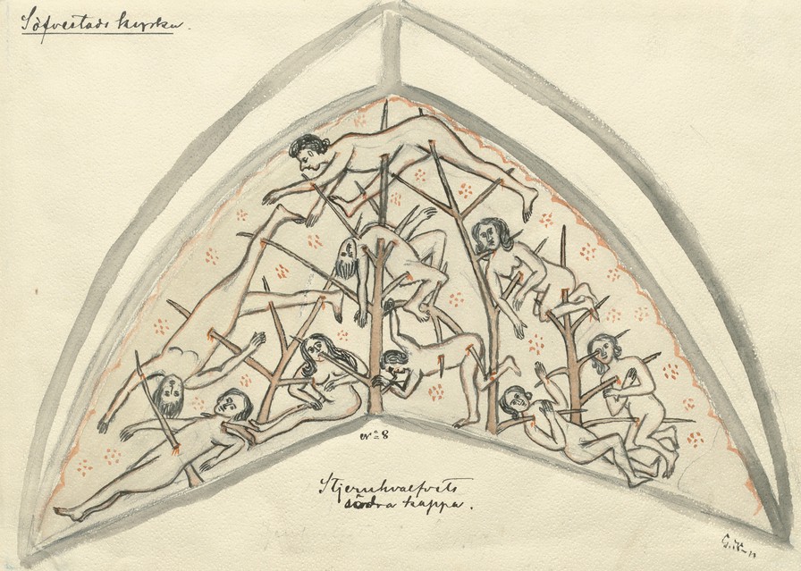 3. fag, sydkappe. Acacius og de 10000 martyrer.