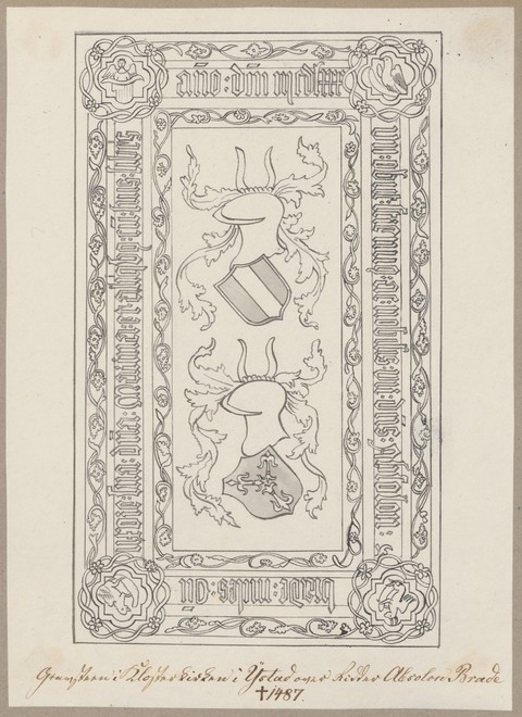 Tegning i Dr. I. G. Burman Beckers antiqvarisk-topografiske Samling, Sønderjylland, Skaane og Slesvig. 1820-1880. Det Kgl. Biblioteks Billedsamling. Public Domain.